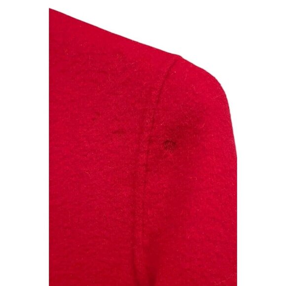 Vintage Talbot's Blazer Womens 10 Petite Red Pure New Wool Jacket Woolmart 90's - Picture 8 of 9